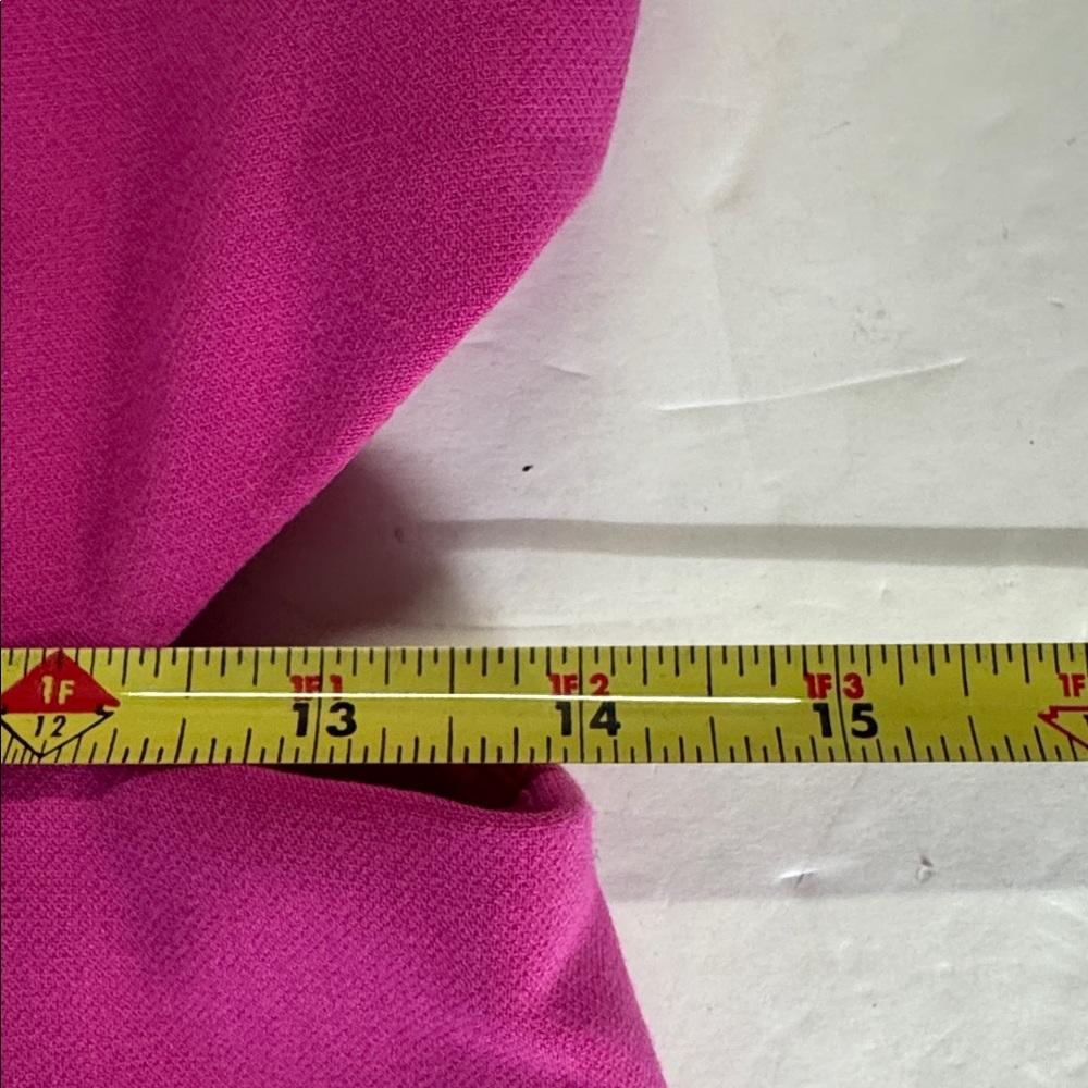 French Connection Fuchsia Puff Sleeve Mini Dress 6 party HOCO wedding event - Picture 14 of 14